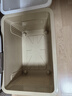 适聆加厚收纳箱大容量超大家用衣服玩具整理箱车用后备箱塑料周转箱子 梨花白【多卡扣密封-超大容量】 新款特大号-四卡扣四滑轮【51*36*28CM】 实拍图
