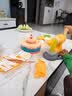 飒望【德国】儿童厨房玩具彩泥手工diy面条冰淇淋橡皮泥模具六一礼物 【六一礼物】 安全无毒 不粘手 实拍图