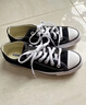 匡威（Converse）All Star夏季经典帆布男女低帮休闲运动鞋黑色101001 101001/黑色 37 实拍图