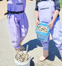 熊火女士下水裤赶海装备大人水裤下半身涉水服全身防水雨裤带雨鞋连体 女款紫色下水裤【3D修身】 39 实拍图