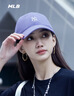 MLB官方 KARINA同款男女时尚百搭软顶棒球帽遮阳帽户外春夏CP77 纽约洋基队/紫色 均码 实拍图