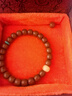 山中玉猴头手串雕刻京小核桃八棱手串精品单圈男女文玩佛珠七夕送礼物- 老型桶珠+优化蜜蜡松石款 实拍图
