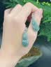 中国黄金（CHINA GOLD）S925银耳坠女款蓝水翡翠葫芦耳环饰品七夕情人节礼物送女友爱人 蓝水葫芦耳环 实拍图