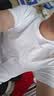 京东京造10A抗菌男士t恤短袖男女同款衣服男装春夏新款圆领打底衫内搭白M 实拍图