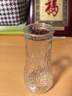 玻璃花瓶透明植物插花瓶水培容器大花瓶装饰客厅摆件 【热销】透明水波纹（17*5.5*8） 1个装 实拍图