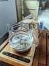 友家铺子（Biooner）全自动上水电热水壶烧水壶家用办公茶台一体机茶桌茶几嵌入式茶具套装 RY-A1金色保温1L 实拍图