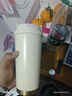 SZTAA保温杯咖啡杯316不锈钢陶瓷男女士吸管杯便携车载水杯茶杯伴手礼 白色520ml咖啡杯 实拍图