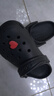卡骆驰（CROCS）檀健次同款经典洞洞鞋轻便百搭女沙滩鞋包头拖鞋男鞋|10001 黑色-001(含智必星) 36 /37(220mm) 实拍图
