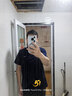 回力短袖t恤男装透气夏季T恤翻领polo领衫速干冰丝感休闲运动服上衣 实拍图