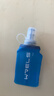 WRELS户外跑步水壶折叠运动软水壶饮水水袋登山硅胶咬嘴健身骑行水杯 深海蓝150ml 实拍图