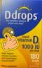 Ddrops滴卓思维生素d3k2滴剂1000iu vd3+K2孕妇成年人维生素d 3.4ml/瓶 实拍图