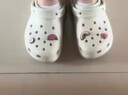 卡骆驰（CROCS）贝雅卡骆班洞洞鞋轻便耐磨一脚蹬休闲鞋女鞋时尚沙滩鞋|205089 冬日白/彩色-1LI 41 /42(260mm) 实拍图