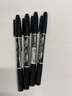斑马牌（ZEBRA）YYTS5黑色油性记号笔粗细双头速干笔学生美术绘图画勾线签字笔高颜值办公文具 3支 实拍图