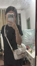 CHARINE&KATH 小&ck女包蜜桃粉法式腋下包包女小众百搭高级感链条斜挎单肩包女 米白色 专柜礼盒装 实拍图
