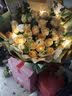 领香520情人节鲜花速递香槟玫瑰花束送女友老婆生日礼物全国同城配送 33朵香槟玫瑰花束—女神款 实拍图