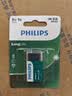 飞利浦（PHILIPS）碳性9V电池1粒适用玩具/万用表/烟雾报警器/麦克风/遥控器/话筒等9V方块电池6F22 实拍图