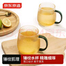 京东京造 玻璃杯 耐热泡茶水杯子锤纹凉水咖啡杯300ml*2 实拍图