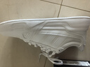 阿迪达斯（adidas）男女鞋板鞋春季皮面防泼水小白鞋百搭运动休闲鞋 亮白 42.5 实拍图