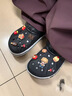 卡骆驰（CROCS）贝雅卡骆班洞洞鞋轻便耐磨一脚蹬休闲鞋女鞋时尚沙滩鞋|205089 黑色/白色-066 39 (240mm) 实拍图