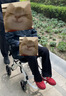 可孚便携手动轮椅车小轻便折叠可上飞机老人手推旅行SYIV100-HY9118TF 实拍图