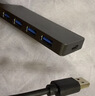 联想（Lenovo）USB3.0金属分线器扩展坞高速4合1集线器HUB拓展坞笔记本电脑一拖多转换器转接头延长线扩展器 实拍图