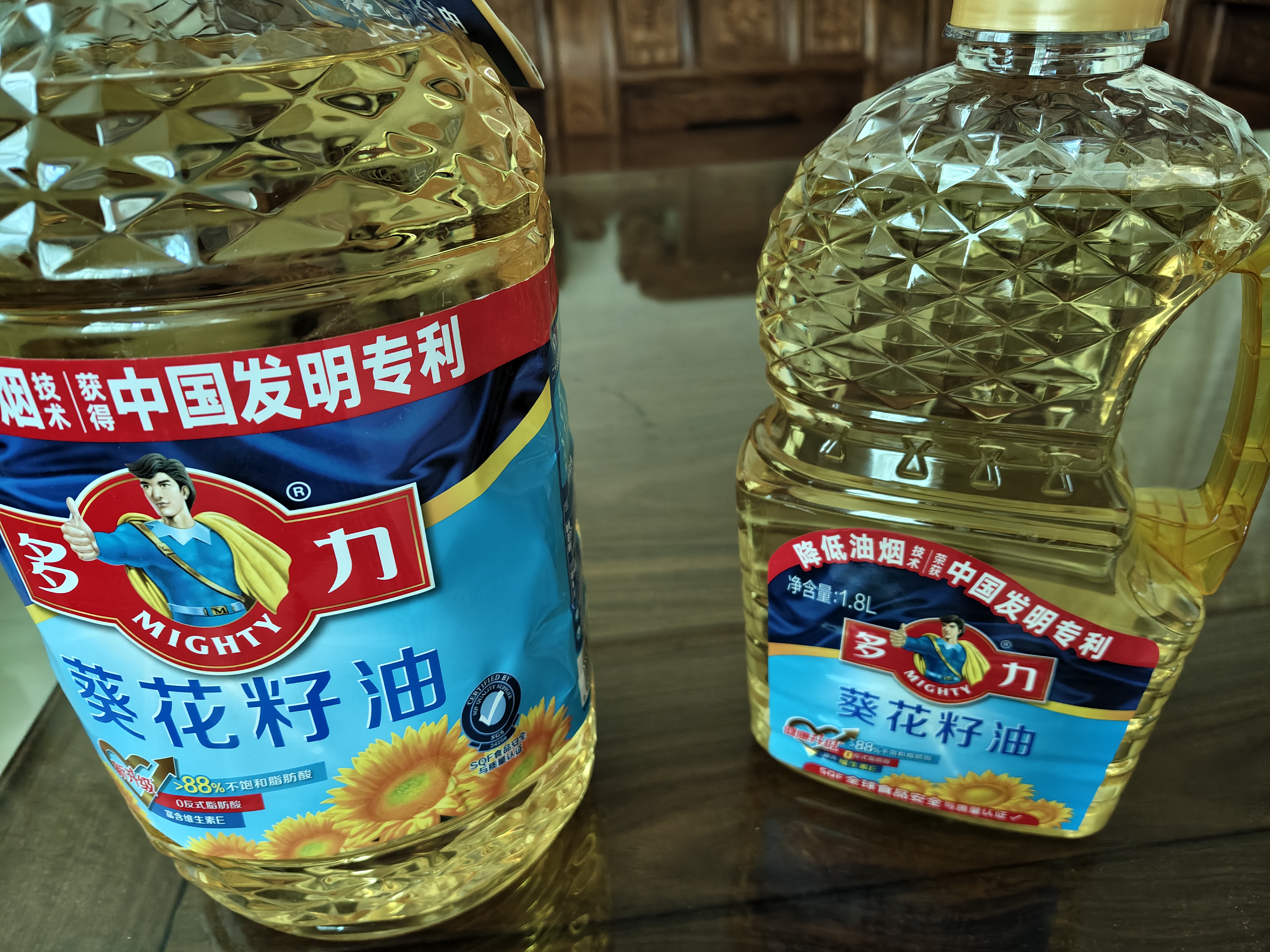 多力食用油葵花籽油4L含维生素E【沙溢同款】 家用 【葵花籽油4L】 实拍图