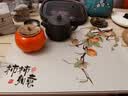 自赏新中式禅意茶水垫台面吸水沥水垫隔热布高级感茶桌垫布茶杯垫餐具 候墨持柿硅藻泥软垫 40*60cm【无惧茶渍】 实拍图