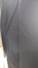 罗蒙（ROMON）西服套装男士小西装外套职业正装修身休闲伴郎服 藏青色3XL 实拍图