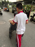 鱼跃(yuwell)轮椅车H051折叠老人轻便旅行手推车钢管免充气胎代步车 实拍图