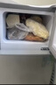 新飞冰箱小型租房用 一级能效冷 藏冷冻两用1-2人家用小冰箱 出租房双门电冰箱办公室两门 26年升级 76A一级能效【保鲜盒款】银 实拍图