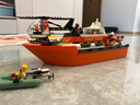 乐高（LEGO）积木城市组60504 海岸警卫队救援船直升机男女孩儿童玩具生日礼物 实拍图