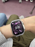 Apple/苹果 Watch Ultra 3 智能手表蜂窝款49毫米原色钛金属表壳蓝配亮蓝野径回环表带S/M MEWT4CH/B 实拍图