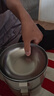 【带饭必备】饭盒带盖上班族密封饭盒不锈钢学生便当盒餐盒保鲜盒 乳白色2层 实拍图