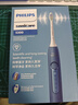 飞利浦（PHILIPS）毕雯珺推荐声波电动牙刷钻石3系 5倍洁齿5种模式 刷头*2 520情人节礼物送男生女友HX5181/02蓝 实拍图