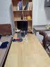 奥斯彩登（OSTRADAN） 实木书桌书架一体书柜日式学习桌双人家用长条桌家庭办公电脑桌 款式二：带背板 单桌180长*66宽*75高*厚4.5cm 晒单实拍图