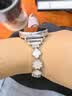 watchbond适用华为手表gt7表带女款41mm四叶草watch6/6pro贝壳表带GT6/5/4/GT5Pro金属18mm夏季贝母表链腕带 实拍图