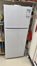 TCL 116L两门冰箱二级能效直冷小户型养鲜白色节能小型出租房家用电冰箱112升级款R116L5-B 价保618 实拍图