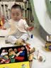 imikids大粒串珠积木幼儿童穿珠子玩具宝宝蒙氏穿线教具益智 穿行城市间 实拍图