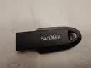 闪迪（SanDisk）128GB USB3.2 U盘 CZ550黑色 读速100MB/s 安全加密 数据恢复 学习办公电脑车载 高速大容量优盘 实拍图
