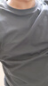 森马【纯棉3A抗菌】短袖T恤男夏季运动休闲短袖男款圆领打底衫白色t恤 实拍图