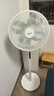 美的（Midea）【幸运草安睡1S】一级能效直流变频声控电风扇家用遥控卧室静音落地扇台式桌面抗菌大风力转页扇 实拍图
