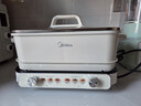 美的（Midea）[升级款]电火锅鸳鸯锅烤肉锅火锅0氟涂层超薄速沸电火锅多功能锅料理锅分体6.5L多用途锅DLS3322R2 实拍图