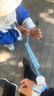 亨凯利儿童防丢绳防走失带小孩防走丢手环牵引遛娃神器防丢失绳安全锁蓝 实拍图