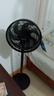 美的（Midea）【超级单品】七叶轻音立式电风扇家用柔风落地扇台式桌面小型风扇大风量节能摇头宿舍电扇 SAF30AB 实拍图