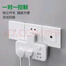 公牛（BULL）转换插头/品字形一转三插座/无线转换插座/电源转换器 适用卧室、厨房 3位分控插座 GN-96033 实拍图