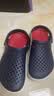 卡骆驰（CROCS）舒乐洞洞鞋沙滩鞋男鞋包头女鞋拖鞋|209964 深蓝色-410 40 (250mm) 实拍图
