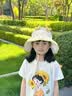 爱宝适婴儿帽子夏季网眼大帽檐防晒帽女童遮阳帽宝宝太阳帽T334黄色小鸭 实拍图