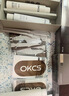 OKCS染发膏 黑紫色染发剂 植物纯潮色免漂自己在家染发雅典娜紫短发装 实拍图