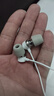 竹林鸟夜莺Z1入耳睡眠耳塞HiFi有线耳机直播K歌电脑游戏电竞无损音乐微型超小动圈高音质安卓适用手机 凝霜白Type-C版 有麦克风 实拍图