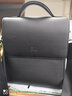 七匹狼男包单肩包男斜挎背包公文包商务休闲男士包包真牛皮大容量翻盖包 款式三 手提黑色【29*25*8厘米】 实拍图